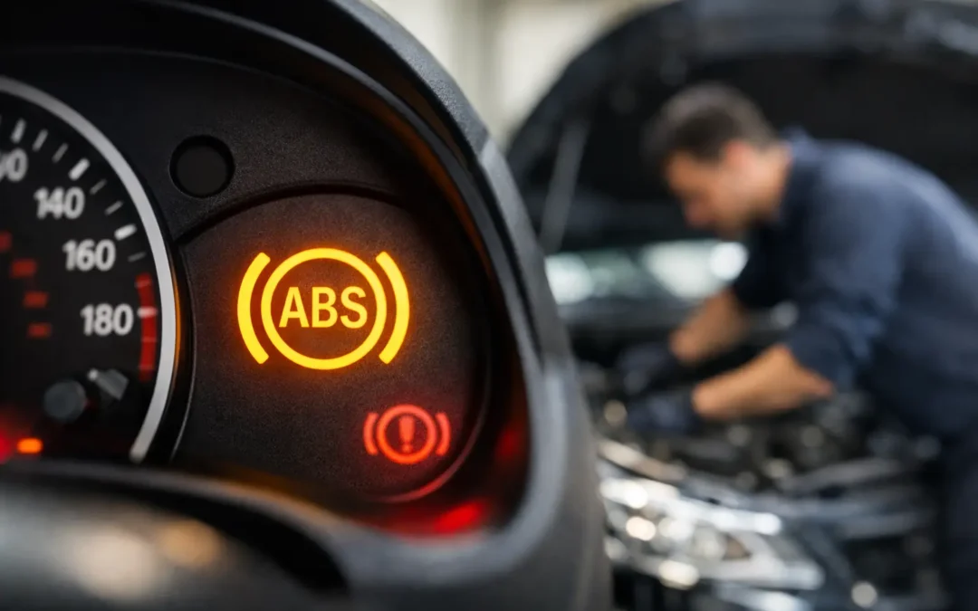 Martor ABS aprins: ce verifici și când mergi la service
